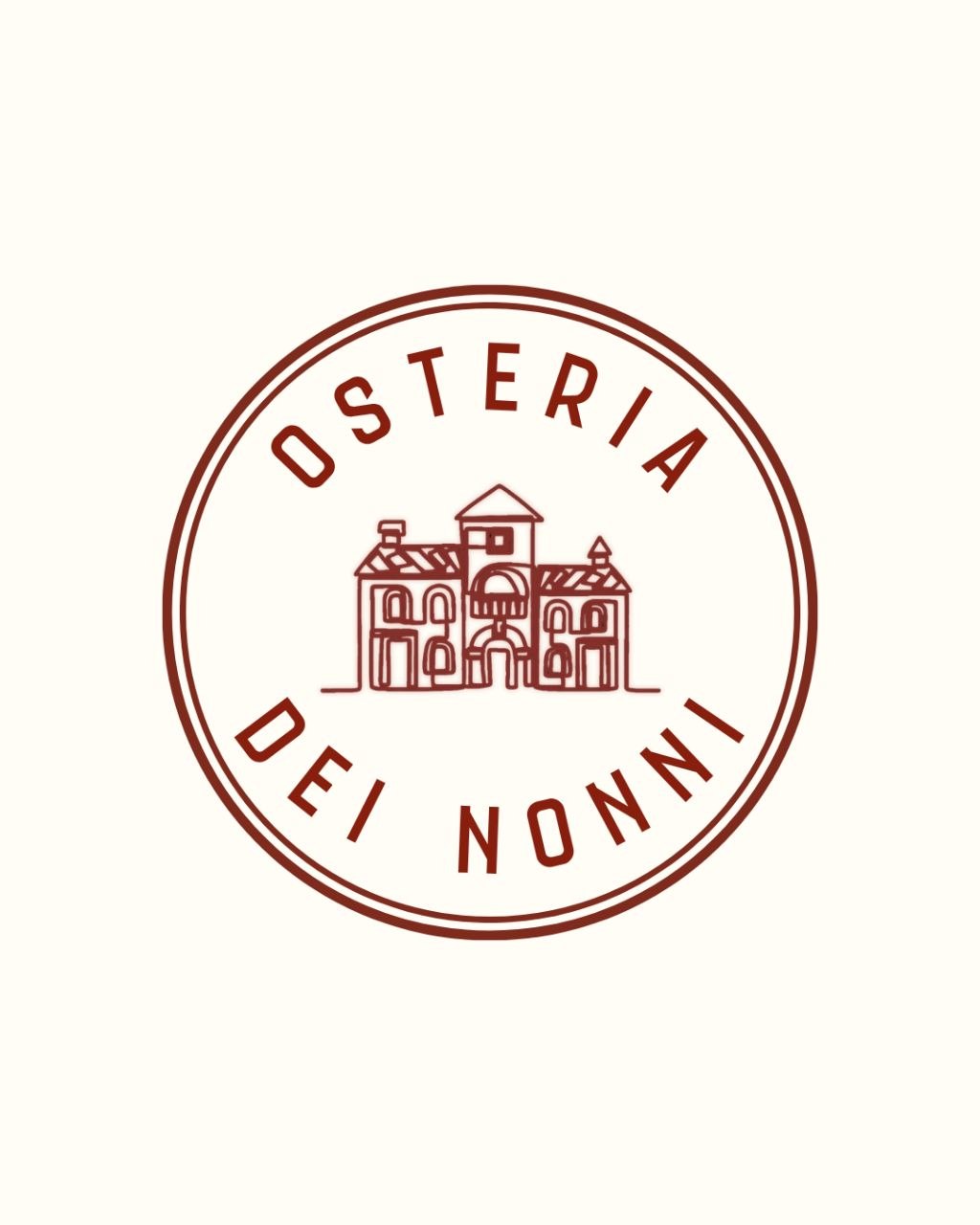 Osteria dei Nonni logo, light background